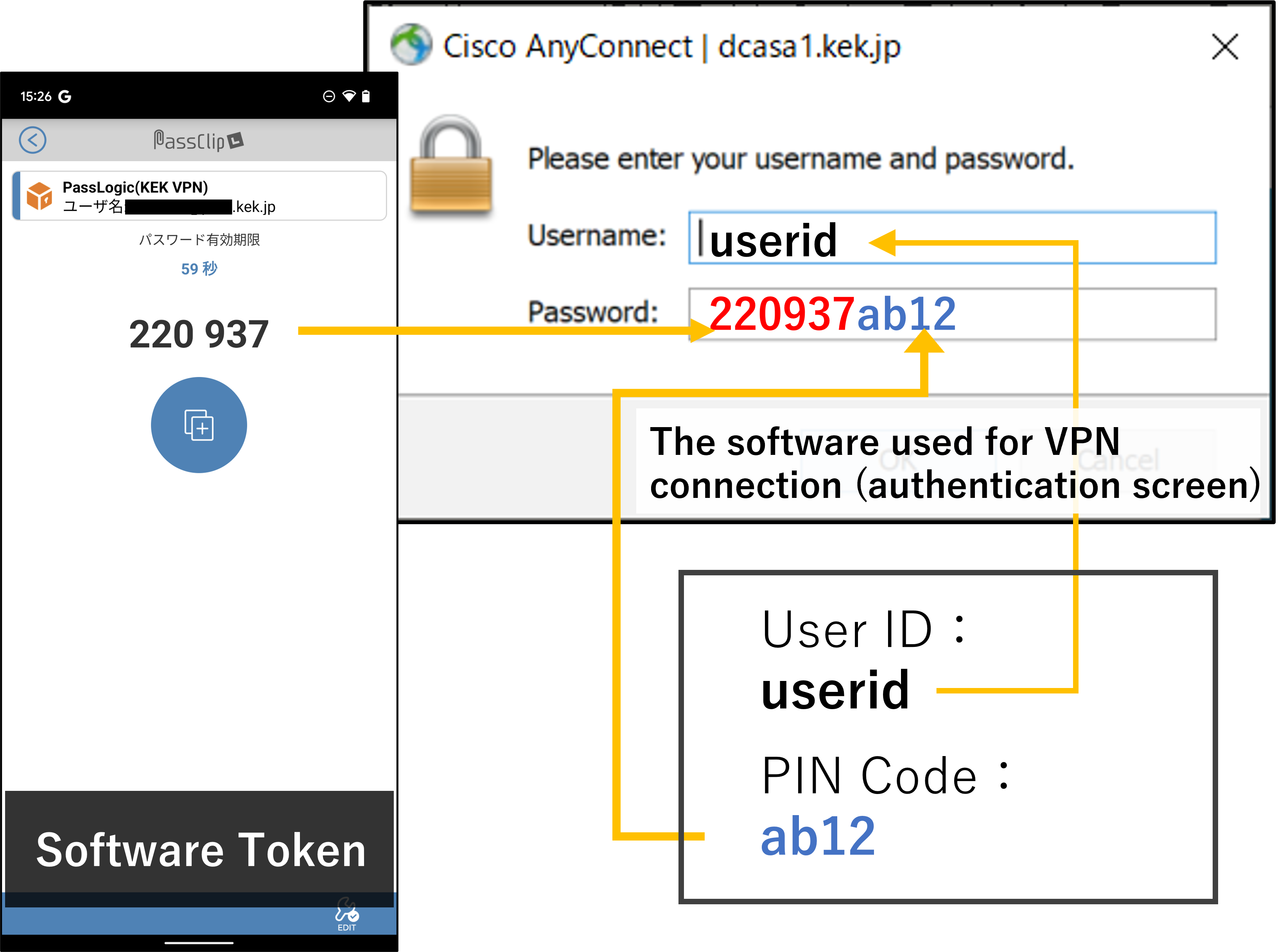 Software Token Diagram